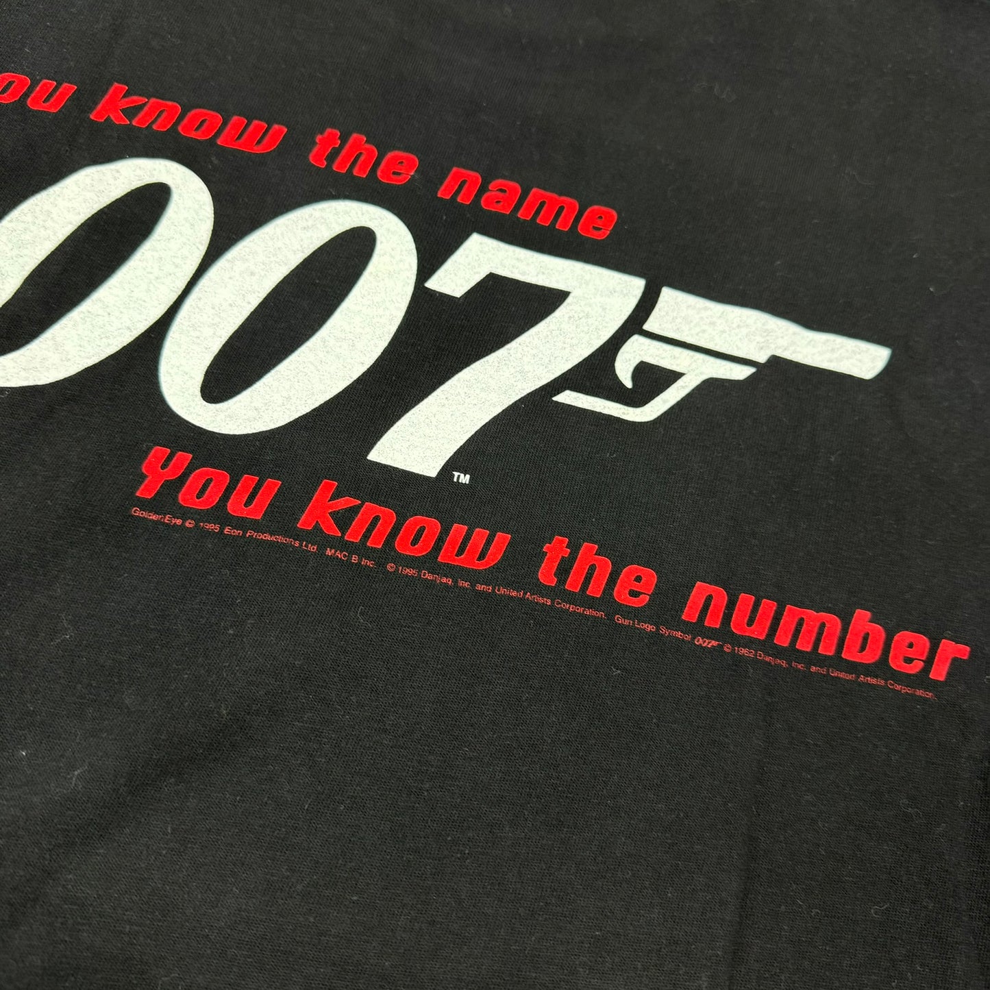 Tricou Goldeneye James Bond 007 Vintage Din Anul 1995