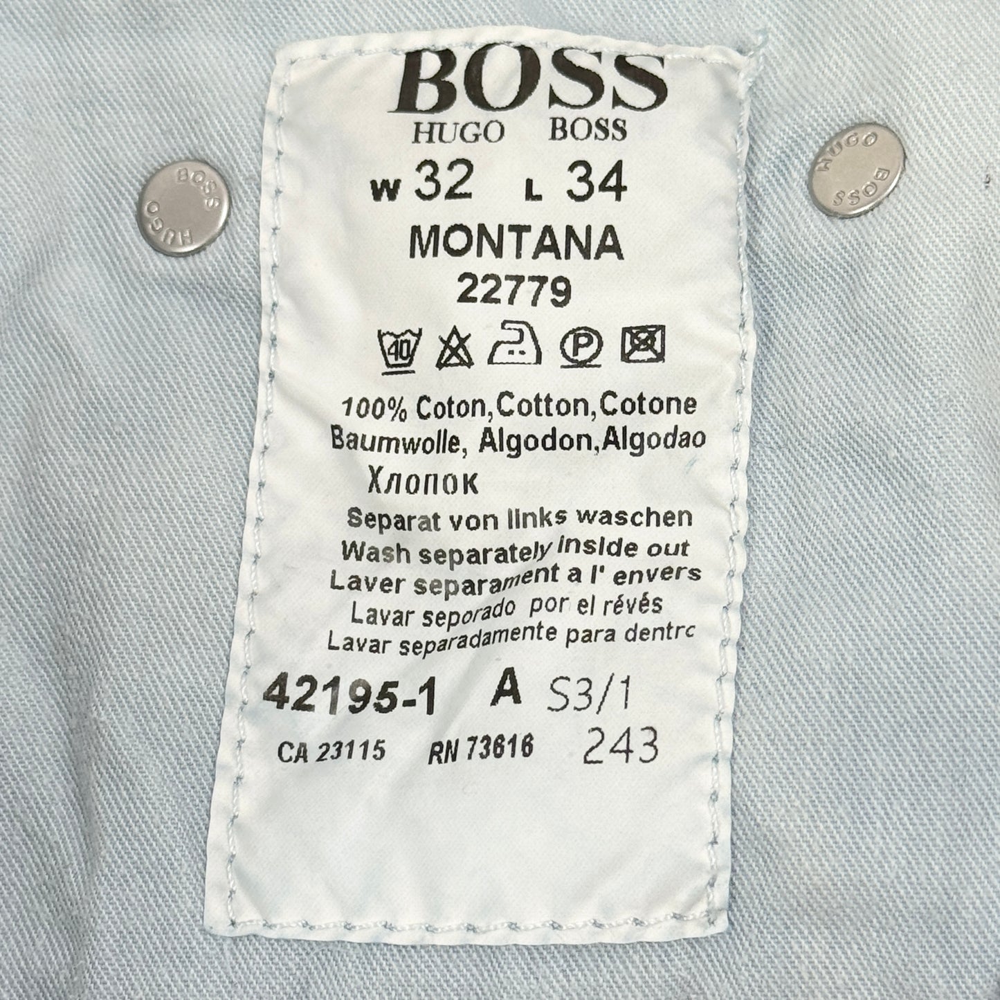 Blugi Hugo Boss Vintage