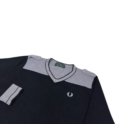 Pulover Fred Perry Vintage 50% Lână 10% Cașmir