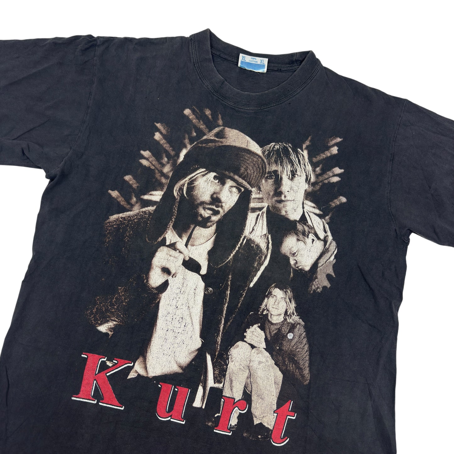 Tricou Nirvana x Kurt Cobain Memorial 90s Vintage